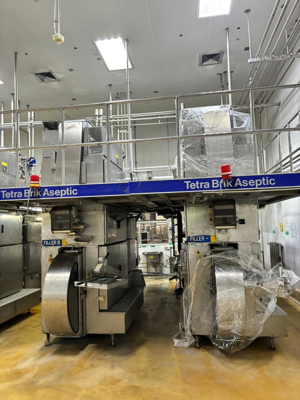 USED TETRA PAK TBA 19 125ML FILLING LINE FOR SALE