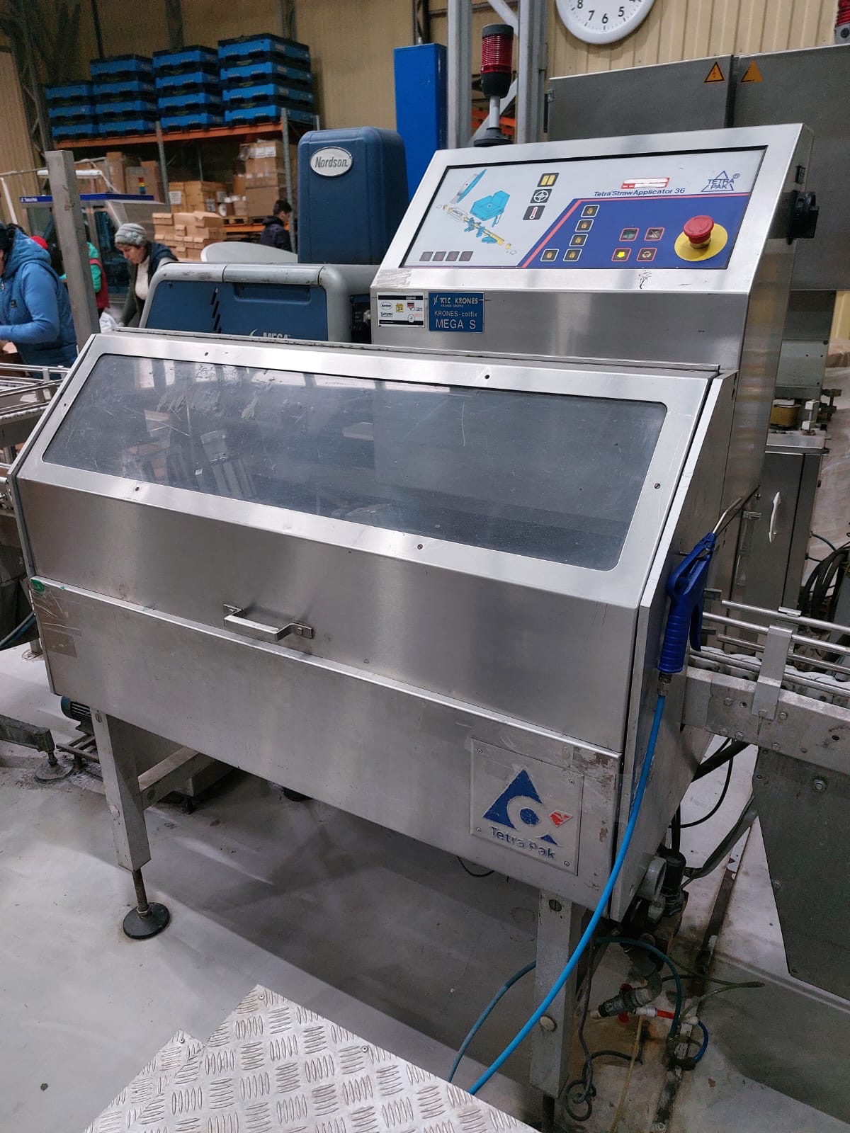 USED TETRA PAK TBA 9 200ML SLIM FILLING LINE FOR SALE YEAR 1993