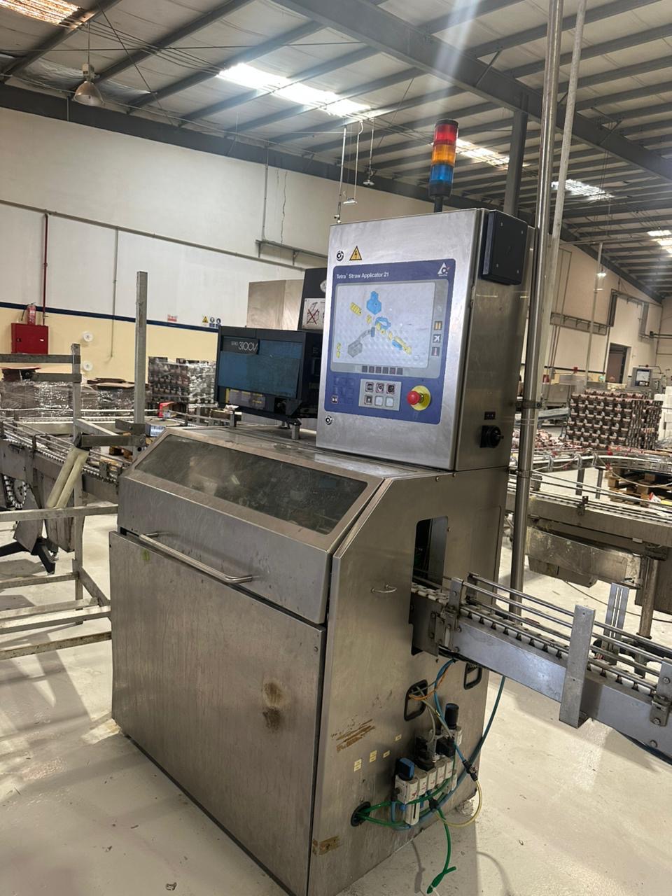 USED TETRA PAK TBA 19 250ML BASE 30v FILLING LINE FOR SALE