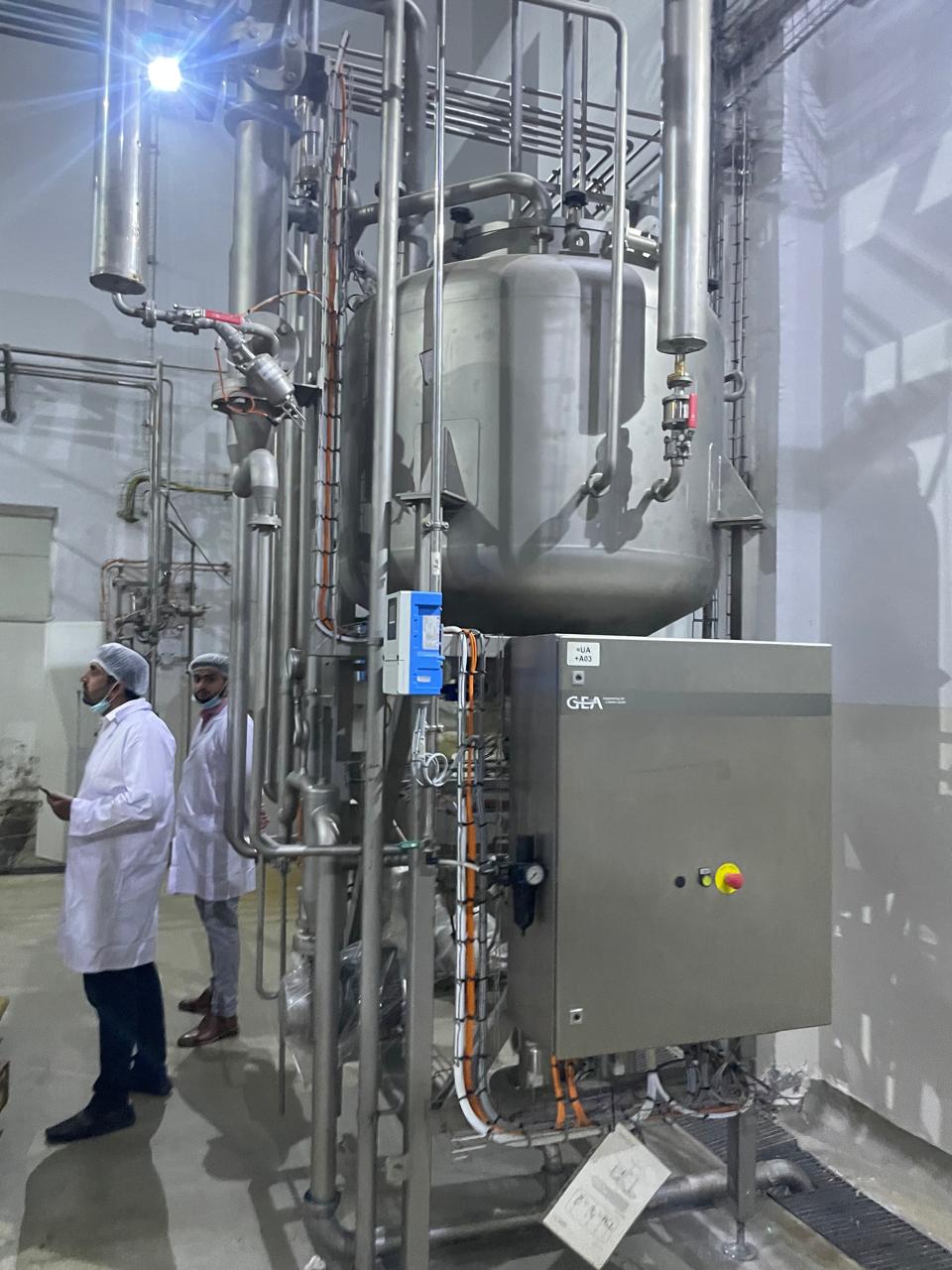 GEA COMPLETE UHT PLANT 8000 LPH CAPACITY FOR MILK CREAM AND JUICE PRODUCTION FOR SALE YEAR 2018