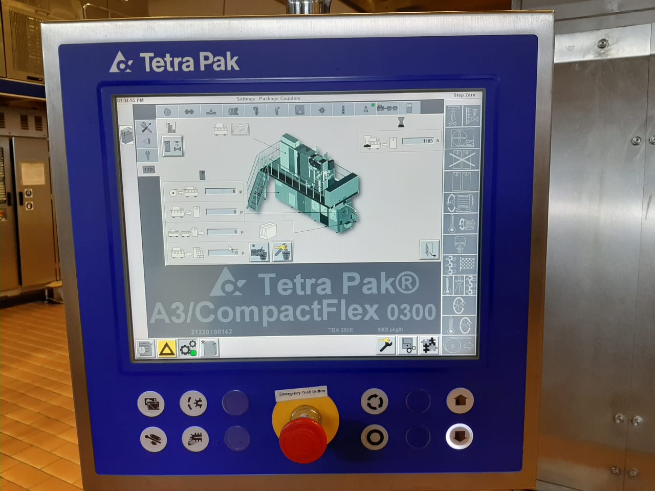 TETRA PAK A3 COMPACT FLEX 250ML EDGE FILLING LINE FOR SALE