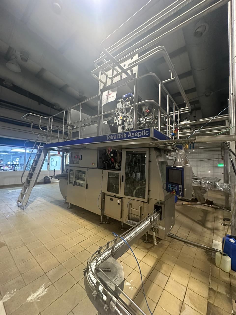 USED TETRA PAK TBA 19 250ML BASE 30v FILLING LINE FOR SALE