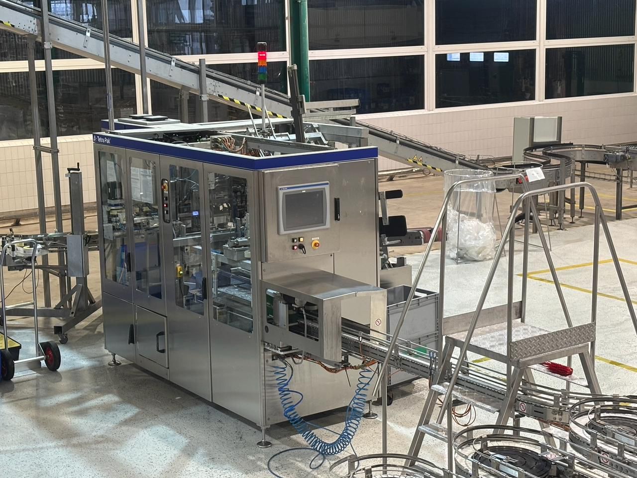 USED TETRA PAK REX TR27 ASEPTIC FILLING AND CAPPING COMPLETE LINE FOR SALE YEAR 2016