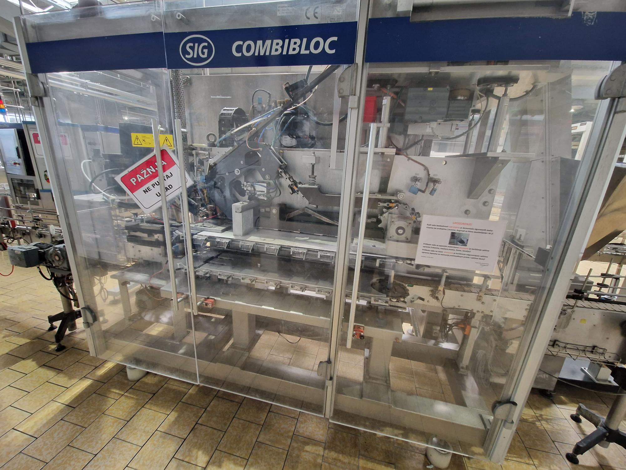 USED SIG CFA 406 FILLING LINE FOR SALE