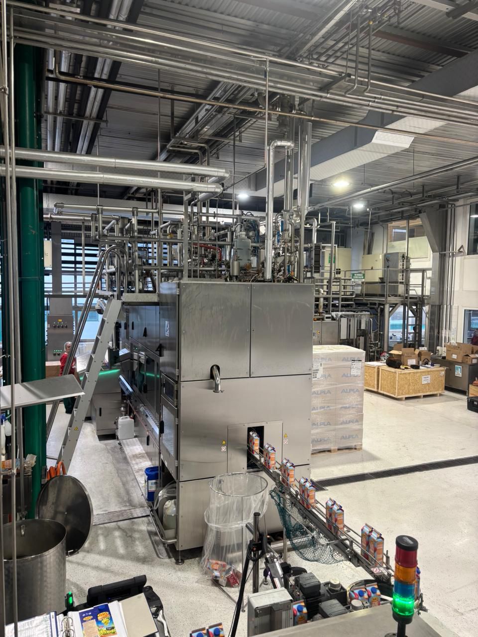 USED TETRA PAK REX TR27 ASEPTIC FILLING AND CAPPING COMPLETE LINE FOR SALE YEAR 2016