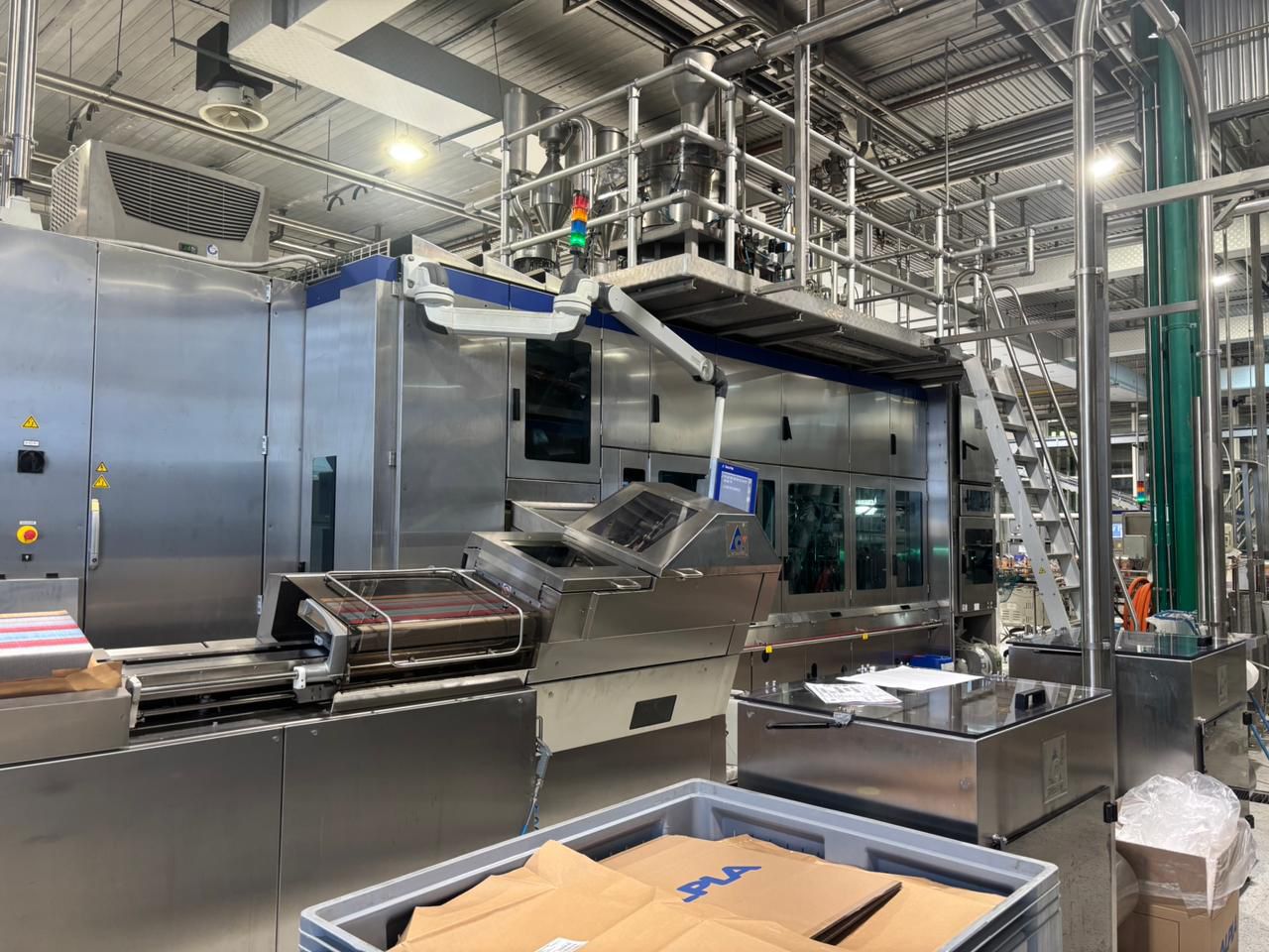 USED TETRA PAK REX TR27 ASEPTIC FILLING AND CAPPING COMPLETE LINE FOR SALE YEAR 2016
