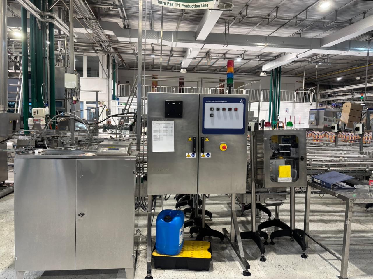 USED TETRA PAK REX TR27 ASEPTIC FILLING AND CAPPING COMPLETE LINE FOR SALE YEAR 2016