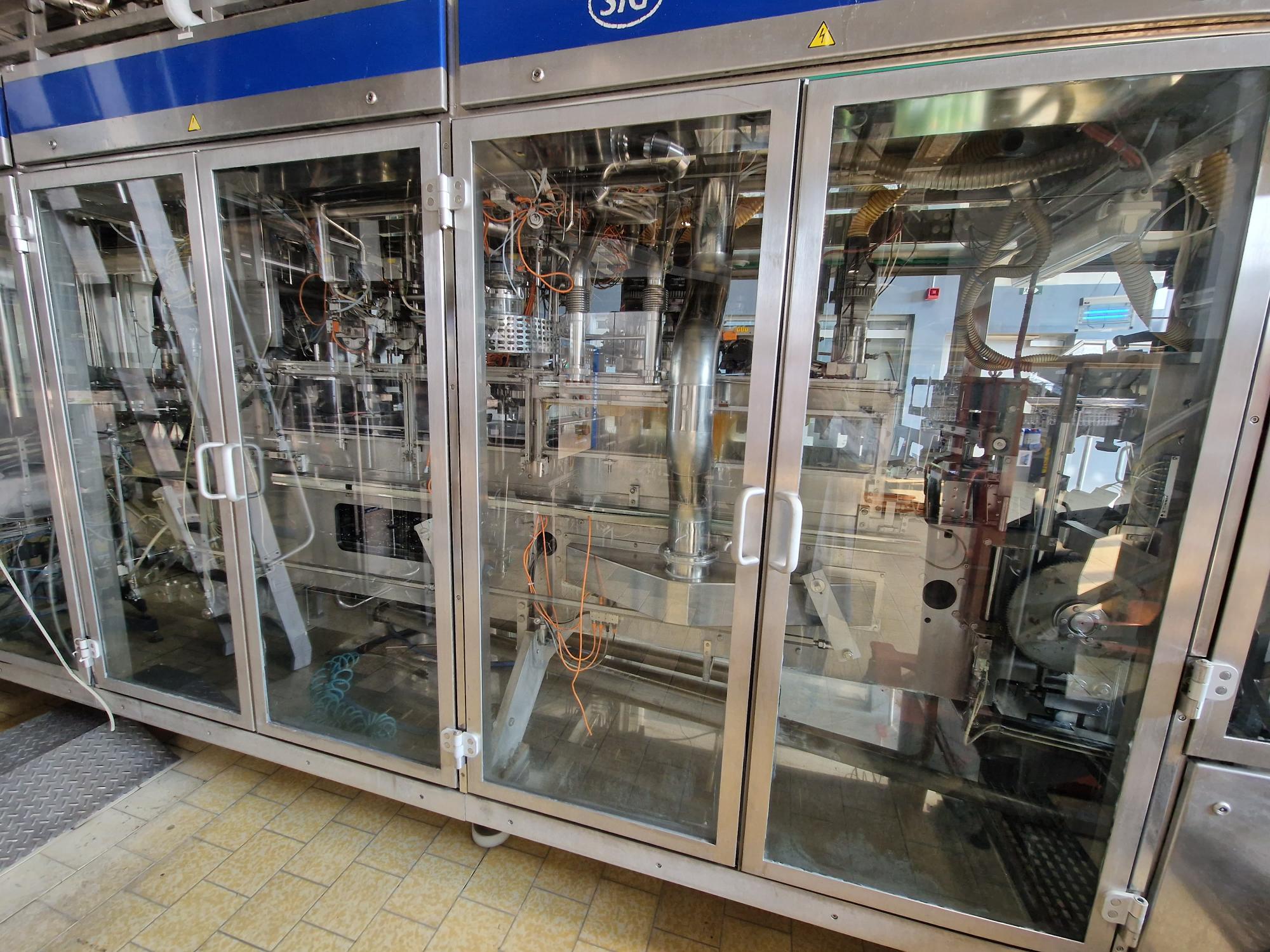 USED SIG CFA 406 FILLING LINE FOR SALE