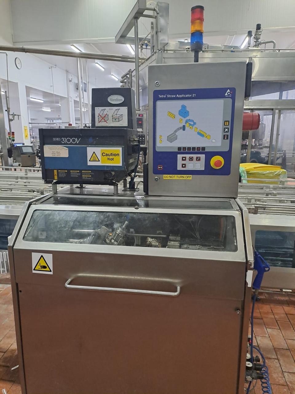 USED TETRA PAK TBA 19 250ML BASE 20V FILLING LINE FOR SALE