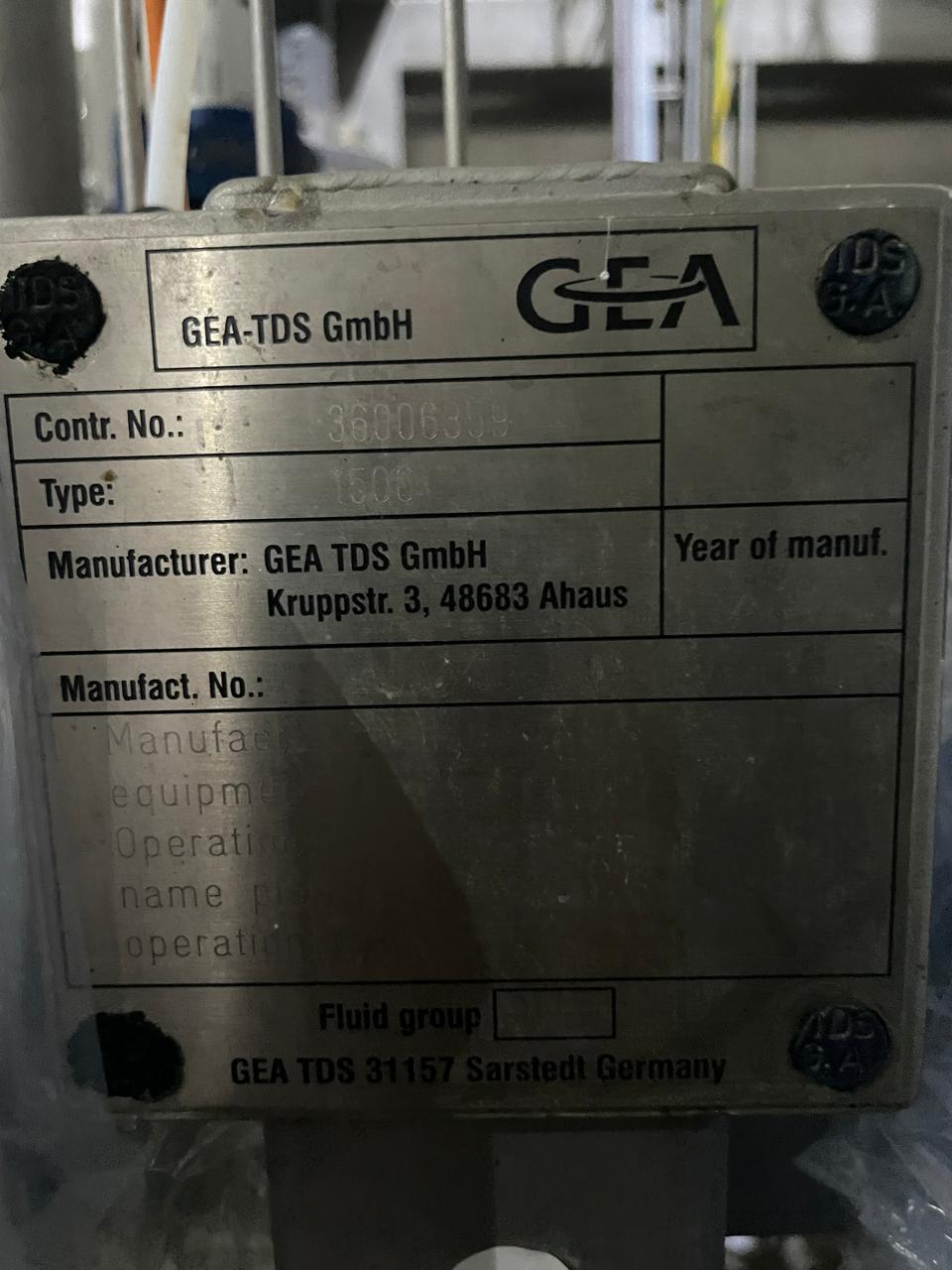 GEA COMPLETE UHT PLANT 8000 LPH CAPACITY FOR MILK CREAM AND JUICE PRODUCTION FOR SALE YEAR 2018
