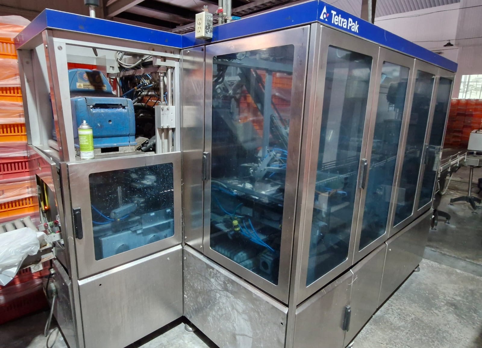 USED TETRA PAK TBA 8 1000ML SLIM FILLING LINE FOR SALE