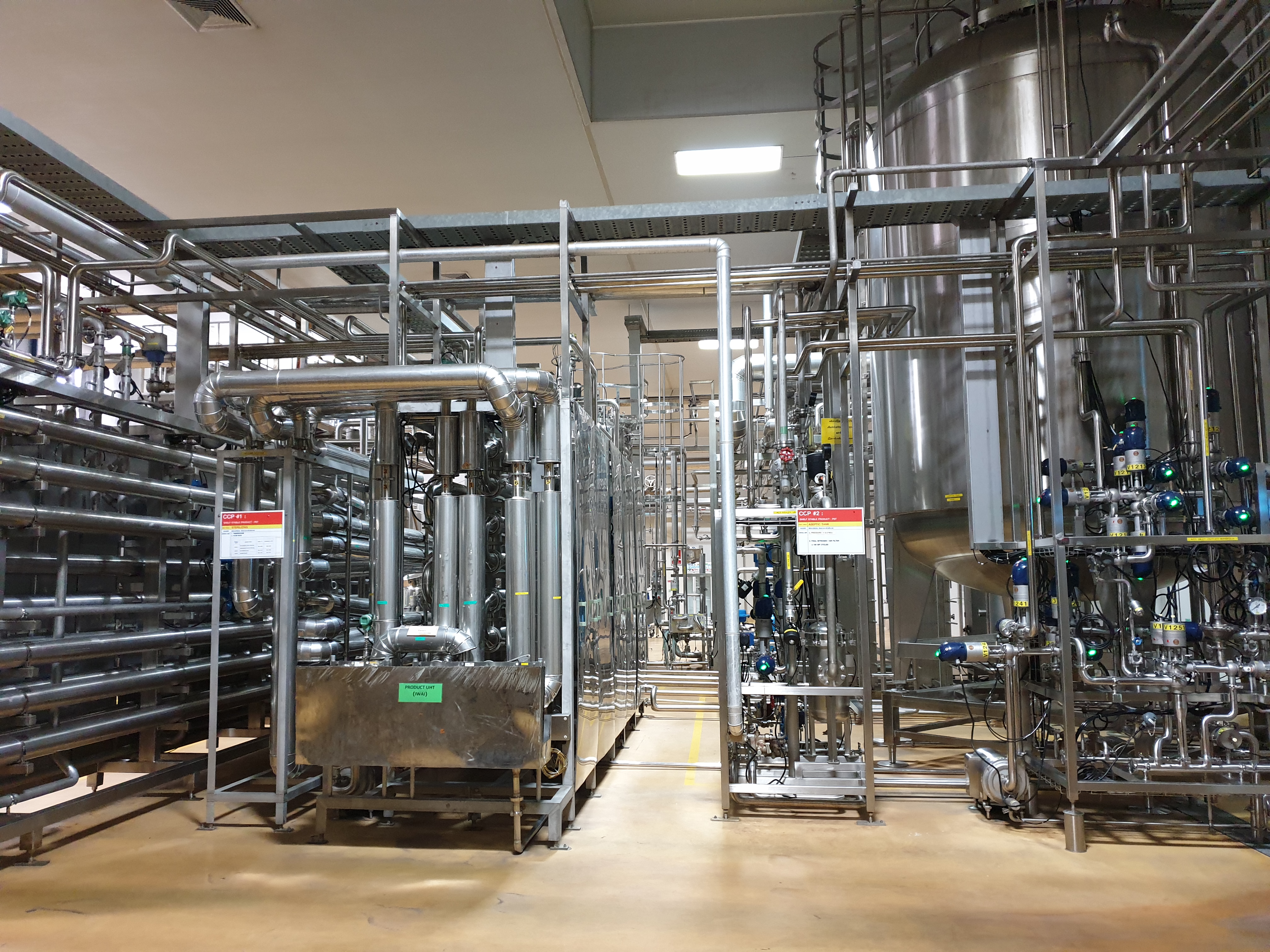 Krones and Shibuya PET Hot and Cold Filling Aseptic Line