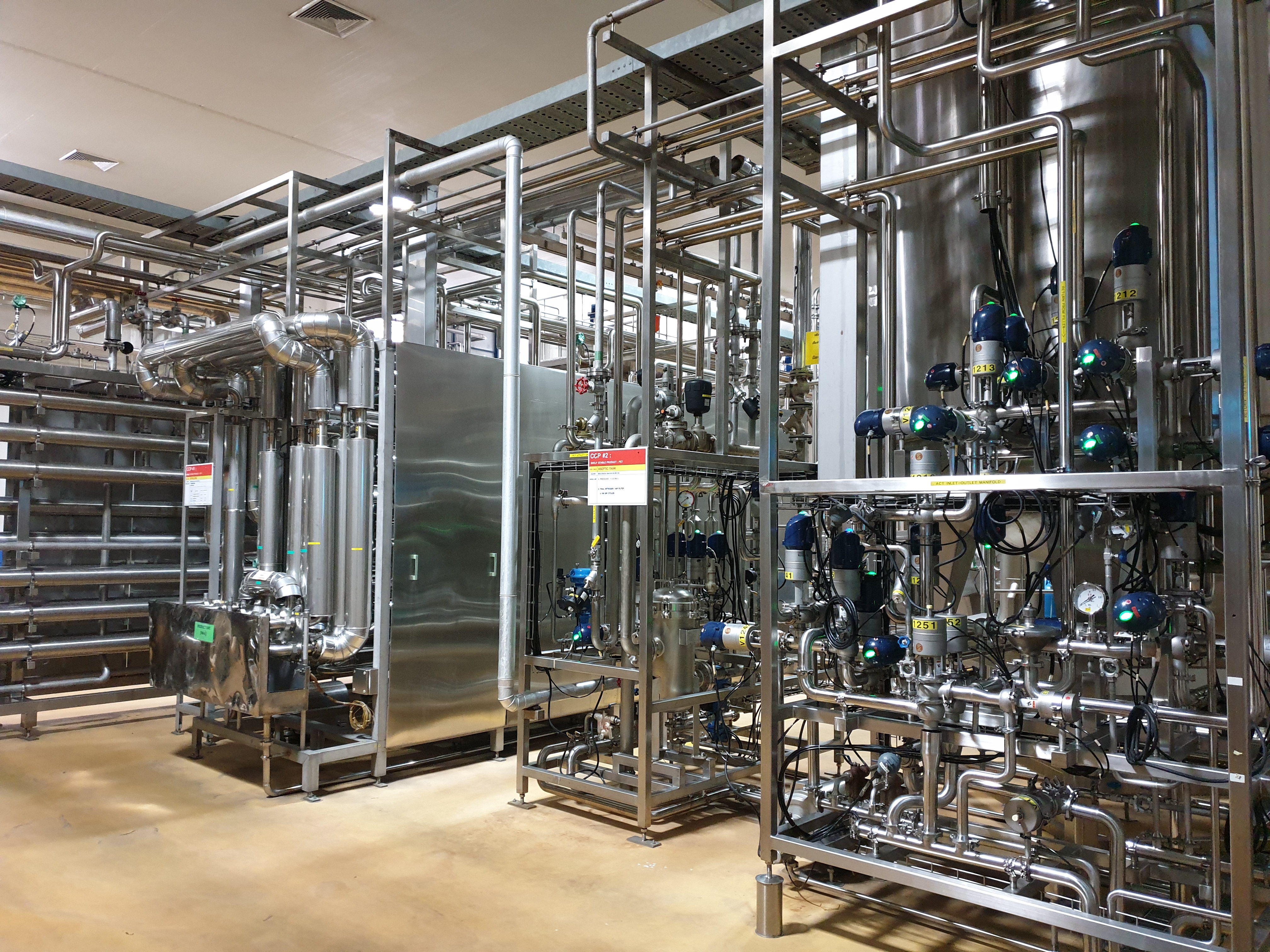 Krones and Shibuya PET Hot and Cold Filling Aseptic Line